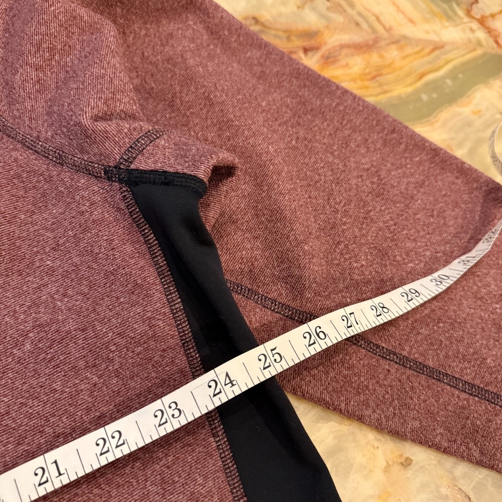 Under Armour Cold Gear Mens Pullover Maroon Black Fleece 1/4 Zip Performance 2XL - Picture 5 of 6